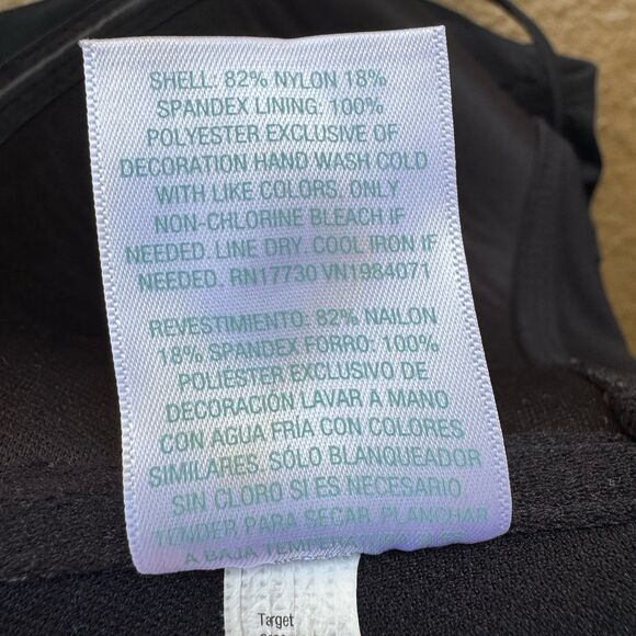 Kona Sol Swimsuit Black Sz S Women' Crochet Flounce Bandeau One Piece One strap - Picture 12 of 13